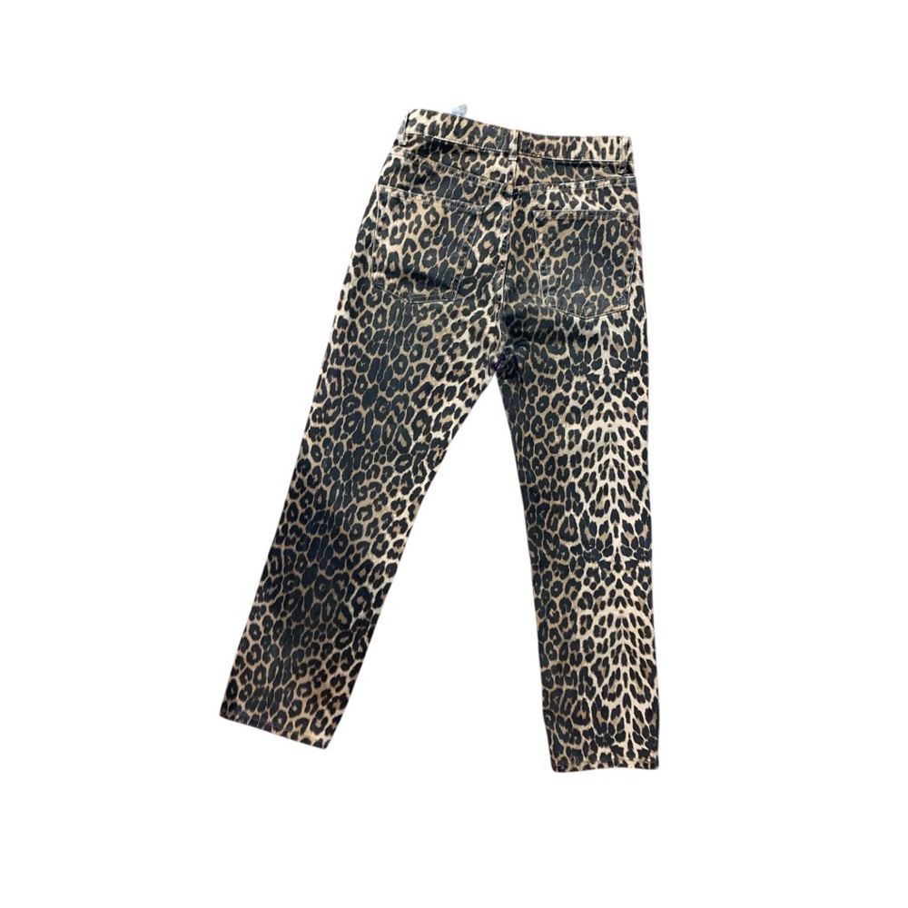 Leopard Print High Rise Jeans - Picture 2 of 3